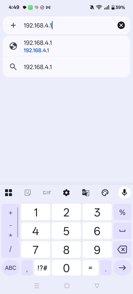 Connect to the charger