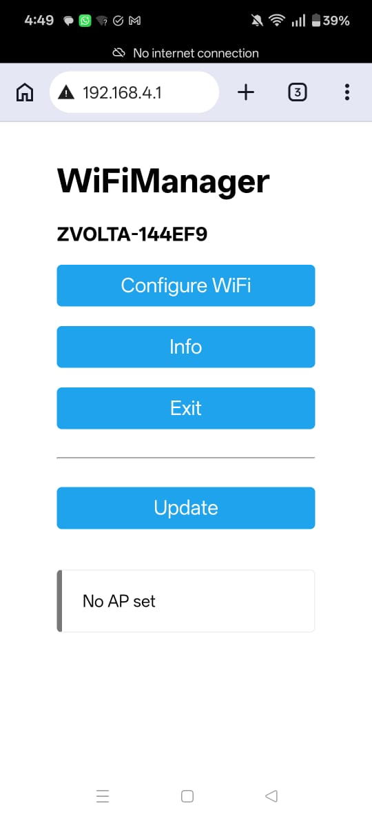 Open WiFiManager